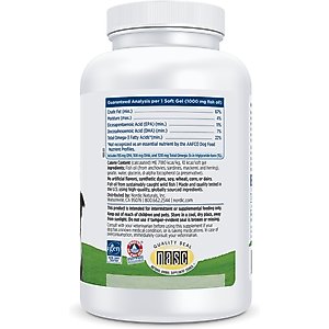 Nordic Naturals Omega-3 Pet Softgels Supplement for Dogs, 180 count