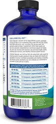 Nordic Naturals Pet Cod Liver Oil Liquid Skin & Coat Supplement for Large & Giant Dogs, 16-fl oz slide 2 of 3