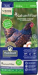 Nutrena NatureWise Feather Fixer 20% Protein Pellet Chicken Feed, 40-lb bag