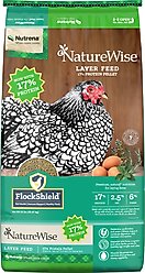 Nutrena NatureWise Layer 17% Protein Pellet Chicken Feed, 50-lb bag