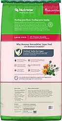 Nutrena NatureWise Layer 17% Protein Crumble Chicken Feed, 50-lb bag slide 2 of 3