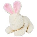 Ethical Pet Fleece Rabbit Squeaky Tough Plush Dog Toy