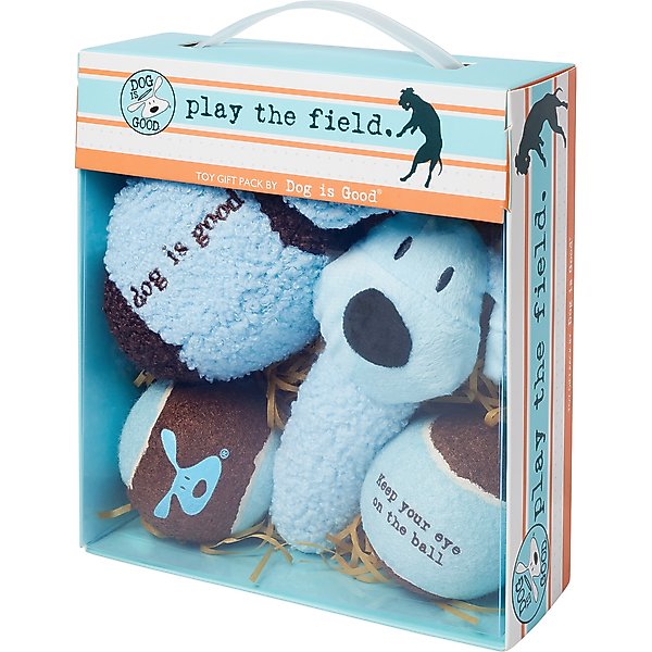 Dog is Good Play The Field Gift Pack Dog Toys