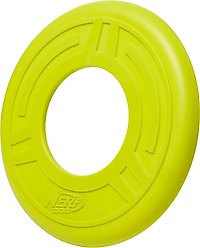 Nerf Dog Flyer Atomic Dog Toy, 10-in, Green