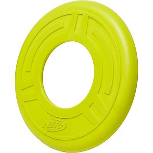 Nerf Dog Flyer Atomic Dog Toy, 10-in, Green