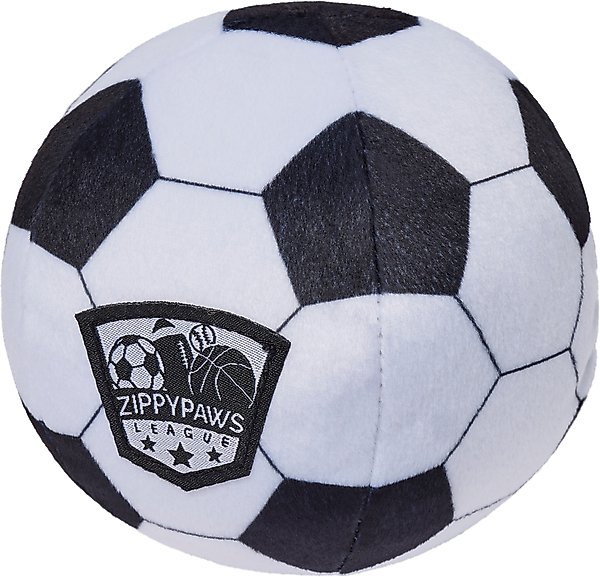 Show full view: ZippyPaws SportsBallz Soccer Dog Toy slide 1 of 6