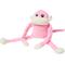 Show in main carousel: ZippyPaws Spencer Crinkle Monkey Dog Toy, Pink slide 1 of 5