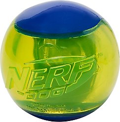 Nerf Dog Light Up LED Blaze Tennis Ball Dog Toy, 3.25-in