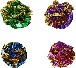 Ethical Pet Mylar Balls Cat Toy, 1.5-in, 4 pack slide 1 of 4