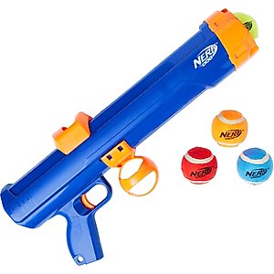 Nerf Dog Blaster with Tennis Balls Dog Toy Kit, 20-in