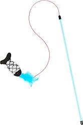 Turbo Fishing Pole Wand Cat Toy