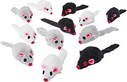Turbo Assorted Mice Cat Toy, 12 count
