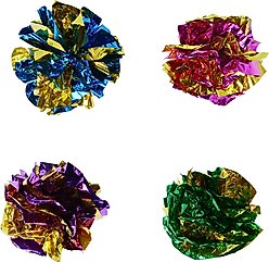 Turbo Krinkle Balls Cat Toy, 4 count slide 1 of 4