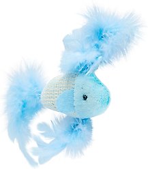 Turbo Random Fun Cat Toy with Catnip, Feather Fish
