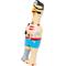 Show in main carousel: RUFFIN' IT Captain Jack Rubber Chicken Dog Toy slide 1 of 5