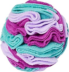 fouFIT Hide 'n Seek Snuffle Ball Dog Toys, Pink, Small