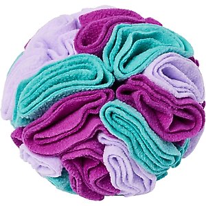 fouFIT Hide 'n Seek Snuffle Ball Dog Toys, Pink, Large