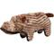 Show in main carousel: Spunky Pup Tough Plush Dog Toy, Gray, Hippo slide 1 of 5