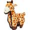 Show in main carousel: Spunky Pup Tough Plush Dog Toy, Brown, Giraffe slide 1 of 6