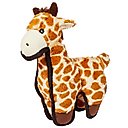 Spunky Pup Tough Plush Dog Toy, Brown, Giraffe