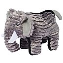 Spunky Pup Tough Plush Dog Toy, Gray, Elephant