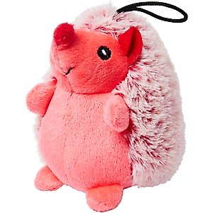 Multipet Minipet Hedgehog Squeaky Plush Dog Toy, Color Varies, 4-in, 1 count