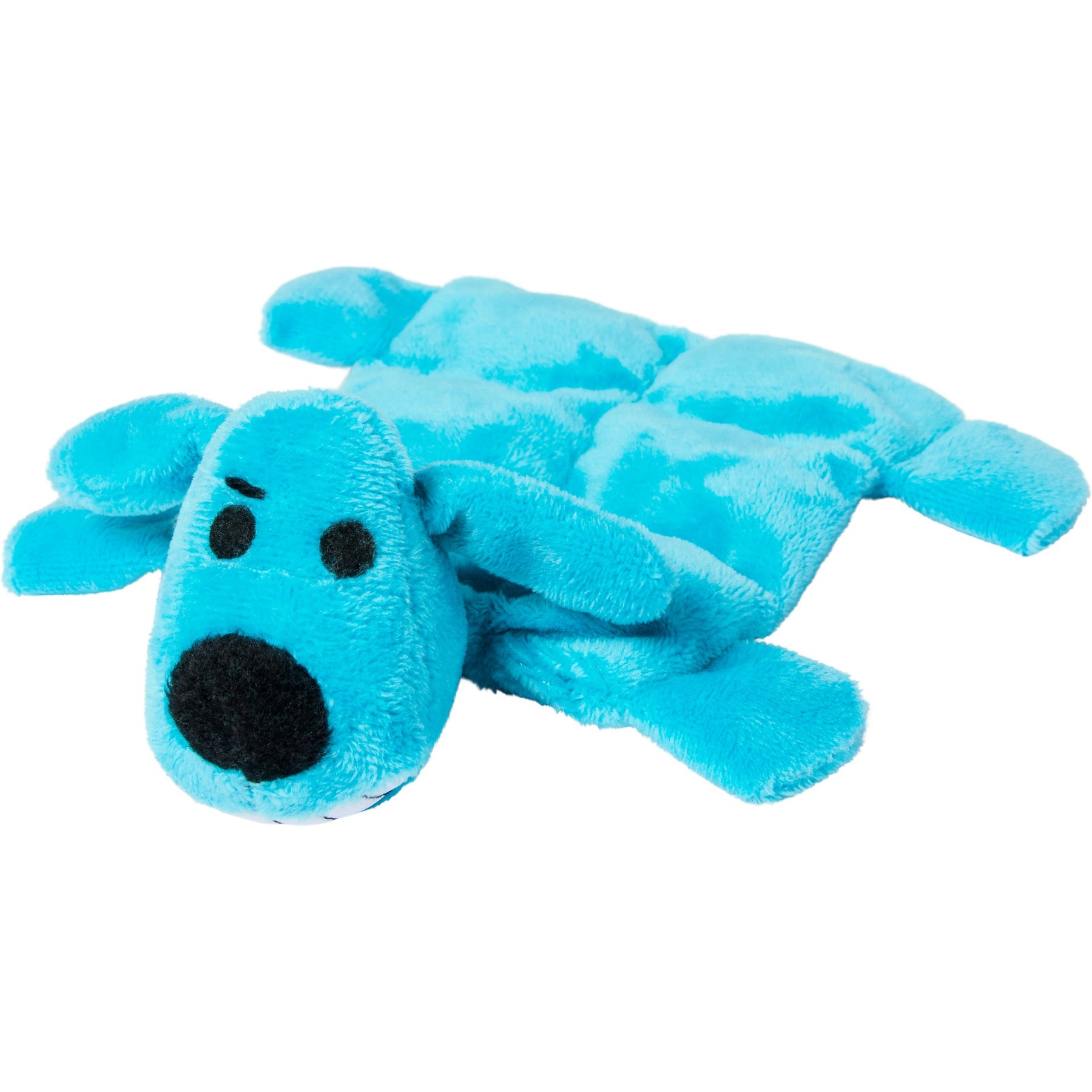 Multipet Minipet Loofa Squeaker Mat Plush Dog Toy, Color Varies, 6-in, 1 count
