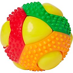 Multipet Theo 8 Squeaker TPR Dog Ball Toy, Color Varies, 3-in, 1 count