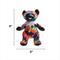 Show in main carousel: fabdog Grateful Dead Tie Dye Dancing Bear Squeaky Plush Dog Toy, Small slide 2 of 3