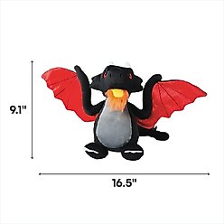 P.L.A.Y. Pet Lifestyle and You Mythical Creatures Dragon Squeaky Plush Dog Toy, Large slide 2 of 4