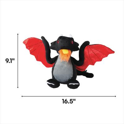 Show full view: P.L.A.Y. Pet Lifestyle and You Mythical Creatures Dragon Squeaky Plush Dog Toy, Large slide 2 of 6