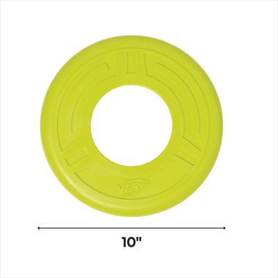 Show full view: Nerf Dog Flyer Atomic Dog Toy, 10-in, Green slide 3 of 5