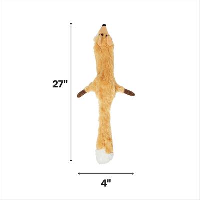 Show full view: Ethical Pet Skinneeez Forest Series Fox Stuffing-Free Squeaky Plush Dog Toy, 23-in slide 2 of 6