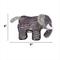 Show in main carousel: Spunky Pup Tough Plush Dog Toy, Gray, Elephant slide 2 of 5