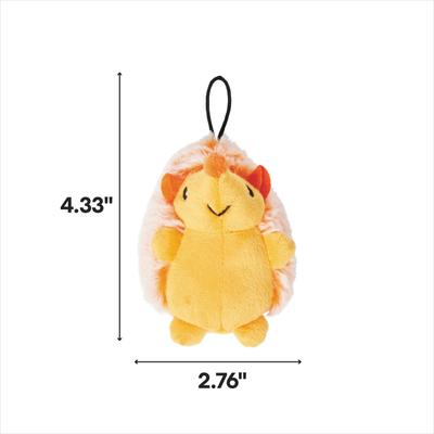 Show full view: Multipet Minipet Hedgehog Squeaky Plush Dog Toy, Color Varies, 4-in, 1 count slide 2 of 5