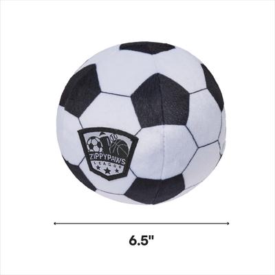 Show full view: ZippyPaws SportsBallz Soccer Dog Toy slide 2 of 6