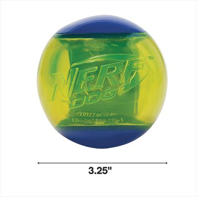 Show full view: Nerf Dog Light Up LED Blaze Tennis Ball Dog Toy, 3.25-in slide 2 of 5