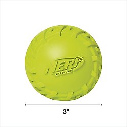 Nerf Dog Squeaker Tire Ball Dog Toy, Green slide 2 of 4