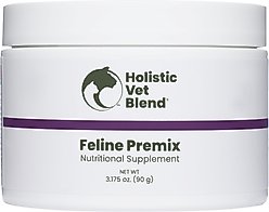 Holistic Vet Blend Feline Premix Powder Nutritional Supplement for Cats, 3.175-oz jar slide 1 of 6