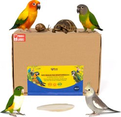 Birds LOVE Natural Cuttlebone Calcium Block Supplement for Birds, Tortoise & Snails, 5.5 to 6-in, 68 count