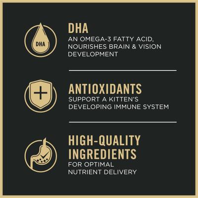 Show full view: Purina Pro Plan Complete Essentials Chicken & Rice Formula Kitten Dry Cat Food, 3.5-lb bag slide 10 of 11