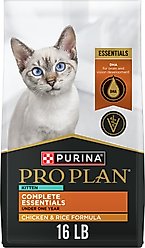 Purina Pro Plan Complete Essentials Chicken & Rice Formula Kitten Dry Cat Food, 16-lb bag