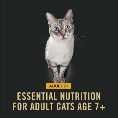 Show full view: Purina Pro Plan Complete Essentials 7+ Chicken & Rice Natural Senior Dry Cat Food, 3.5-lb bag slide 5 of 11