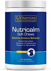 Rx Vitamins Nutricalm Soft Chews Supplement for Dogs, 120 count slide 1 of 5