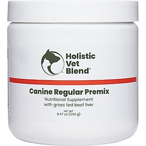 Holistic Vet Blend Canine Regular Premix Powder Nutritional Supplement for Dogs, 8.47-oz jar