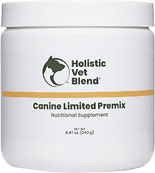 Holistic Vet Blend Canine Limited Premix Powder Nutritional Supplement for Dogs, 8.47-oz jar