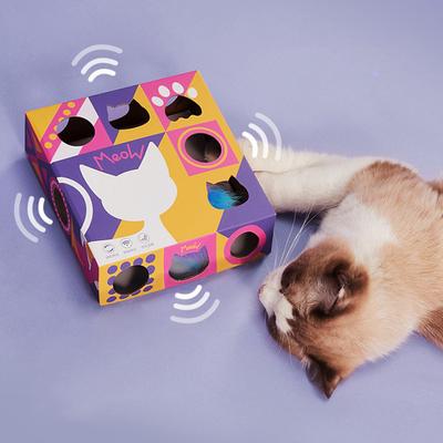 Show full view: Happy & Polly Electric Interactive Whack-a-Mole Cat Toy, Medium slide 5 of 8
