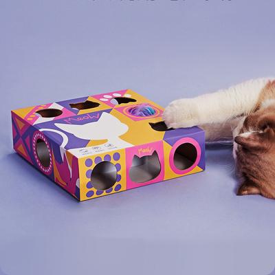 Show full view: Happy & Polly Electric Interactive Whack-a-Mole Cat Toy, Medium slide 3 of 8