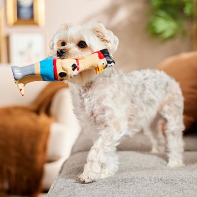 Show full view: RUFFIN' IT Captain Jack Rubber Chicken Dog Toy slide 4 of 5