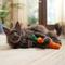 Show in main carousel: ZippyClaws Kickerz Carrot Cat Plush Toy with Catnip, Orange slide 5 of 6